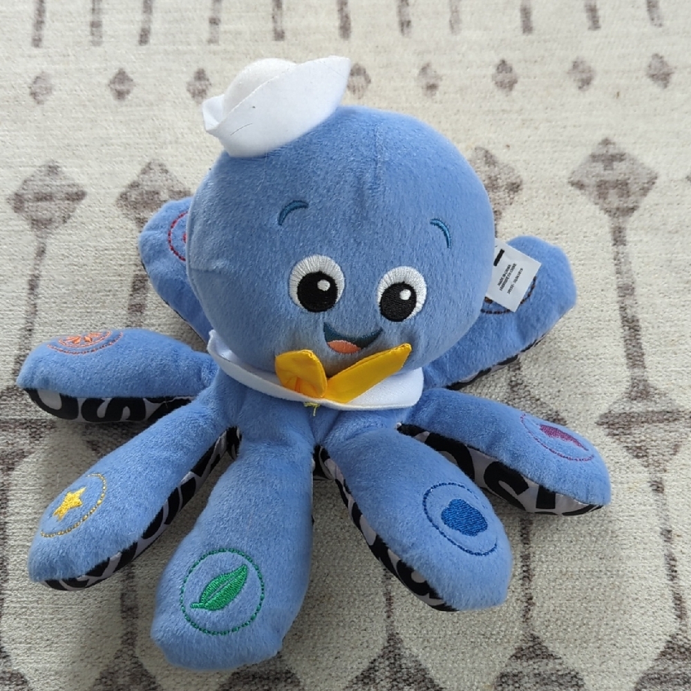 Baby EinsteinBlue Plush Octopus Toy With Sound And Music